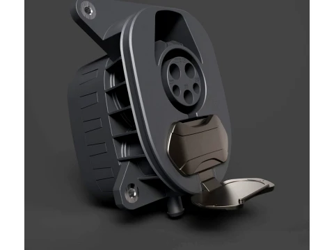 Combined Charging System Type 1 CCS1 - High-Poly 3D Model