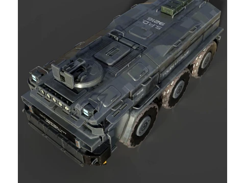 Cyclops Riot Control Unit - High-Poly 3D Model