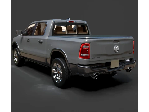 SUV - Dodge RAM Laramie - High-Poly 3D Model