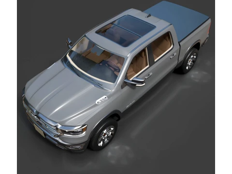 SUV - Dodge RAM Laramie - High-Poly 3D Model