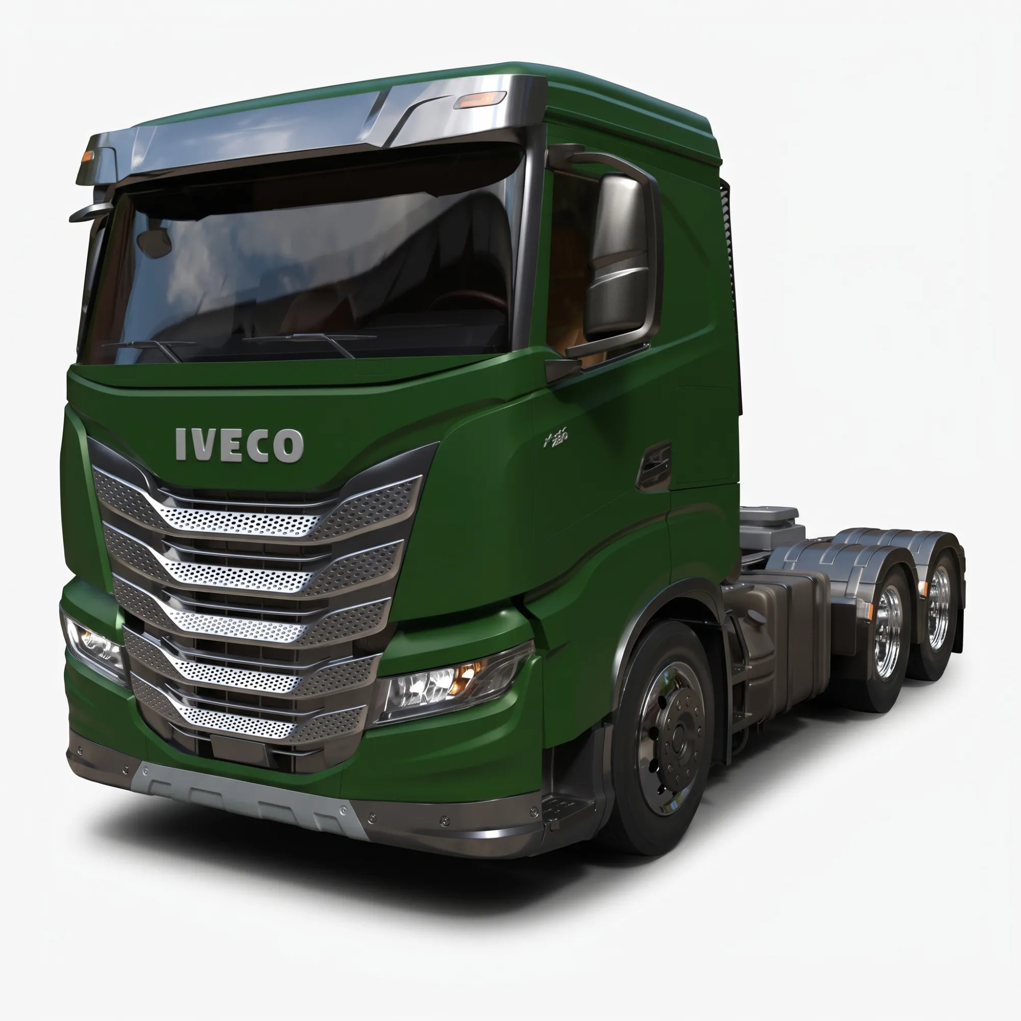 SUV - Iveco X-Way 480 Hi-Traction - High-Poly 3D Model .c4d .max .obj .3ds .fbx .stl .blend 