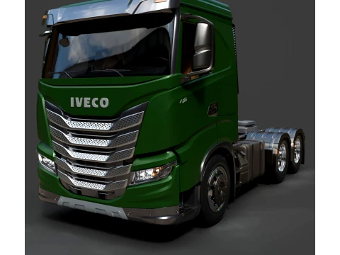 SUV - Iveco X-Way 480 Hi-Traction - High-Poly 3D Model