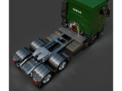 SUV - Iveco X-Way 480 Hi-Traction - High-Poly 3D Model