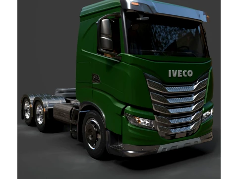 SUV - Iveco X-Way 480 Hi-Traction - High-Poly 3D Model
