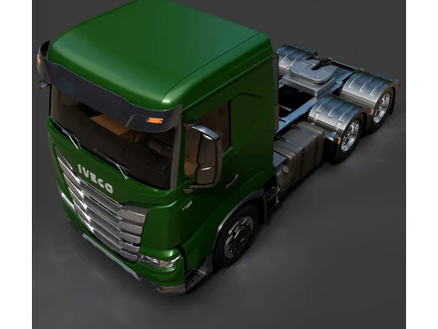 SUV - Iveco X-Way 480 Hi-Traction - High-Poly 3D Model