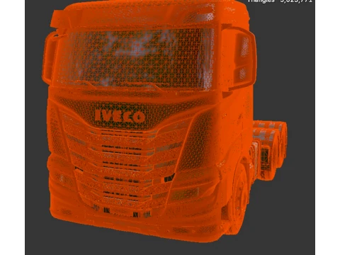 SUV - Iveco X-Way 480 Hi-Traction - High-Poly 3D Model