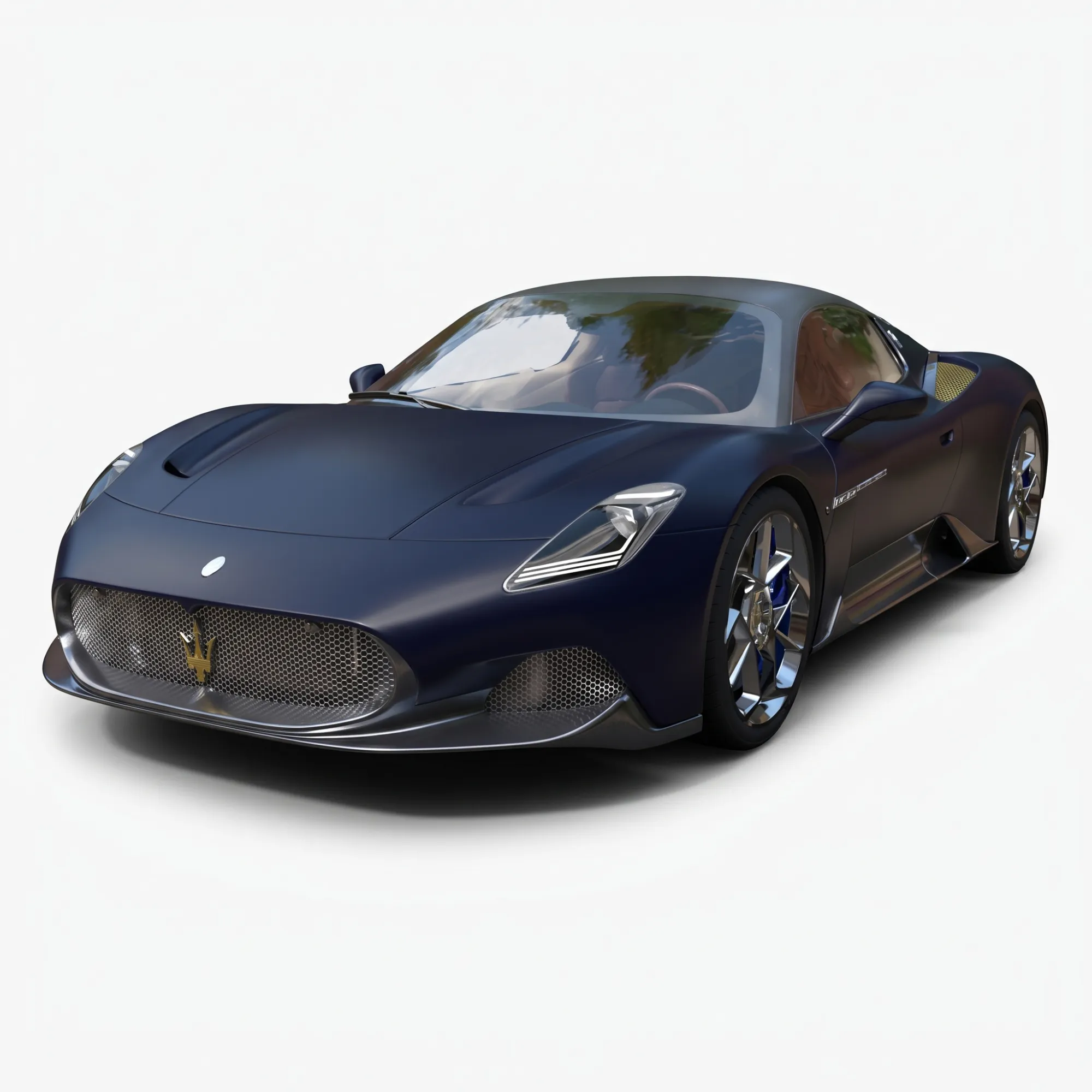 Sport Cars - Maserati MC20 - High-Poly 3D Model .c4d .max .obj .3ds .fbx .stl .blend 