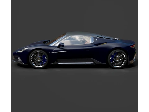 Sport Cars - Maserati MC20 - High-Poly 3D Model