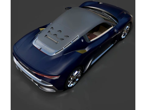 Sport Cars - Maserati MC20 - High-Poly 3D Model