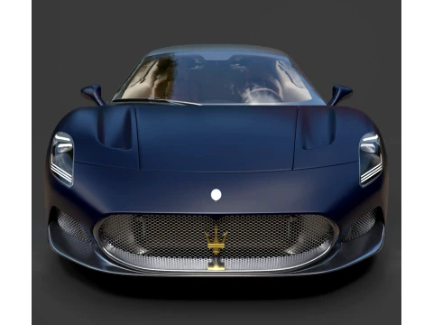 Sport Cars - Maserati MC20 - High-Poly 3D Model