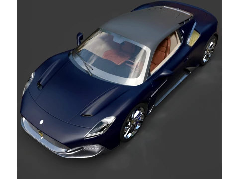 Sport Cars - Maserati MC20 - High-Poly 3D Model
