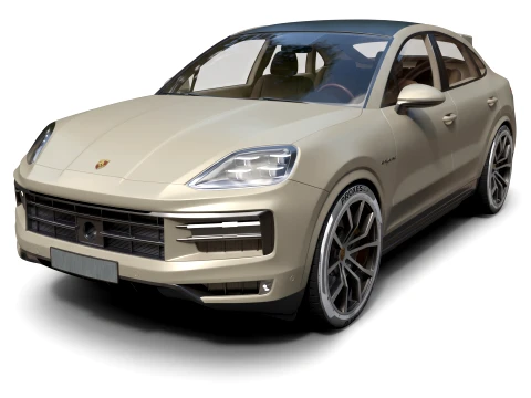 SUV - Porsche Cayenne E-Hybrid Coupe - High-Poly 3D Model