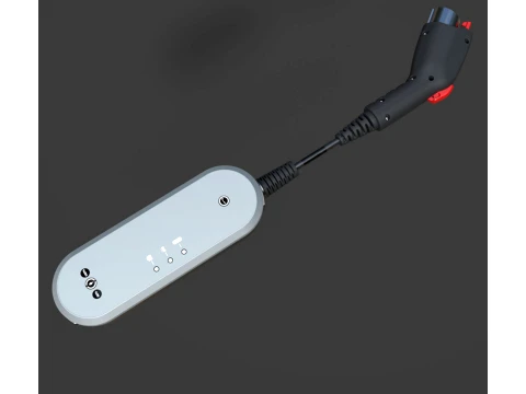 Parts of auto - Portable Universal AC EV Charger ICCB Type 2 - High-Poly 3D Model