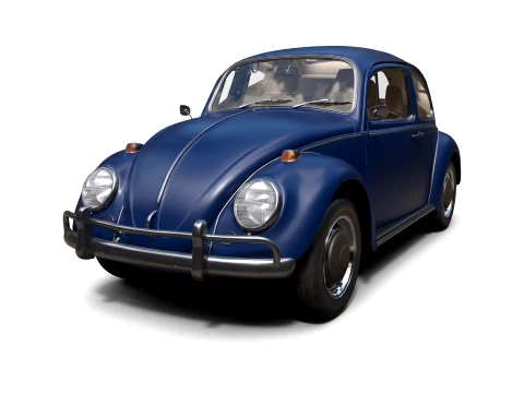 Sport Cars - Volkswagen 1200 - High-Poly 3D Model