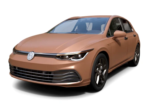 Sport Cars - Volkswagen Golf VIII - High-Poly 3D Model