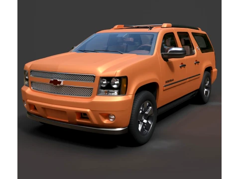 SUV - Chevrolet Suburban - High-Poly 3D Model