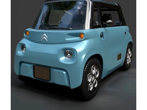 Concept - Citroen Ami - High-Poly 3D Model