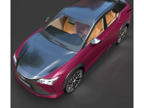 SUV - Lexus RZ 450e - High-Poly 3D Model
