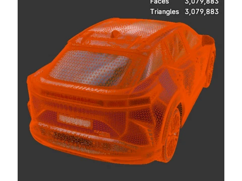 SUV - Lexus RZ 450e - High-Poly 3D Model