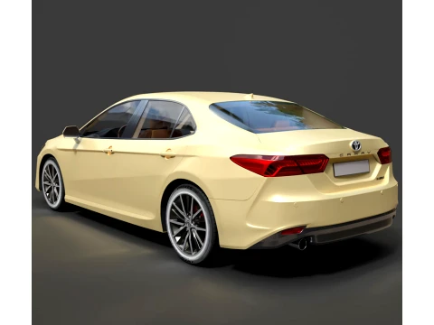 Sport Cars - Toyota Camry - High-Poly 3D Model