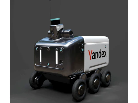 Robots - Yandex Rover V3 - High-Poly 3D Model