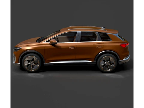 SUV - Audi Q4 E-Tron - High-Poly 3D Model