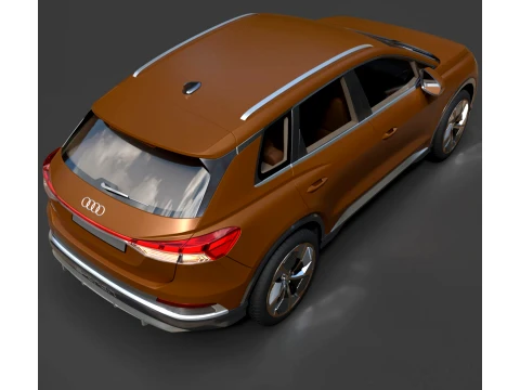 SUV - Audi Q4 E-Tron - High-Poly 3D Model