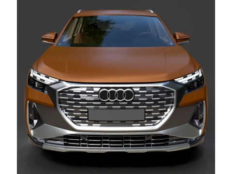 SUV - Audi Q4 E-Tron - High-Poly 3D Model