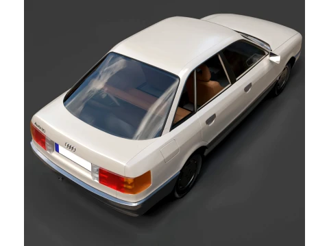 Sedan - Audi 80 - High-Poly 3D Model