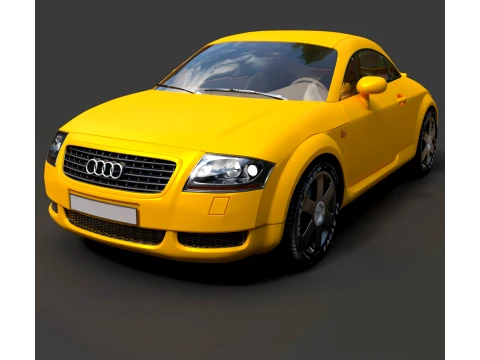 Sport Cars - Audi TT - High-Poly 3D Model