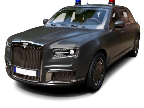 Sedan - Aurus Senat - High-Poly 3D Model