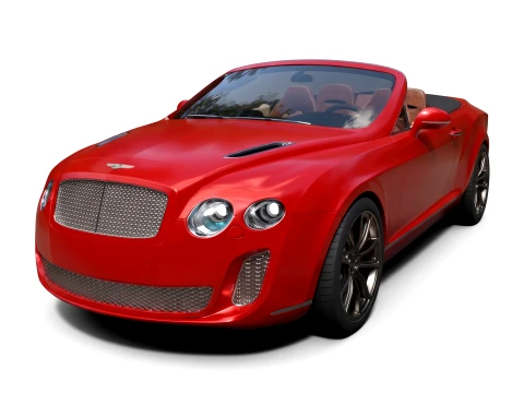 Sport Cars - Bentley Continental Supersports - High-Poly 3D Model