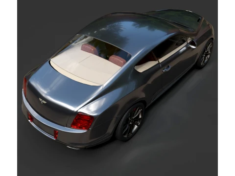 Sport Cars - Bentley Continental Supersports - High-Poly 3D Model