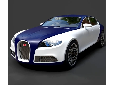 Sport Cars - Bugatti Galibier - High-Poly 3D Model