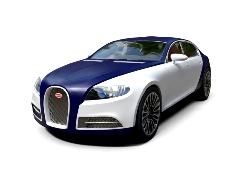 Sport Cars - Bugatti Galibier - High-Poly 3D Model