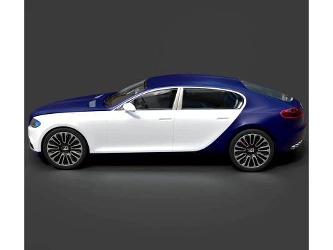 Sport Cars - Bugatti Galibier - High-Poly 3D Model