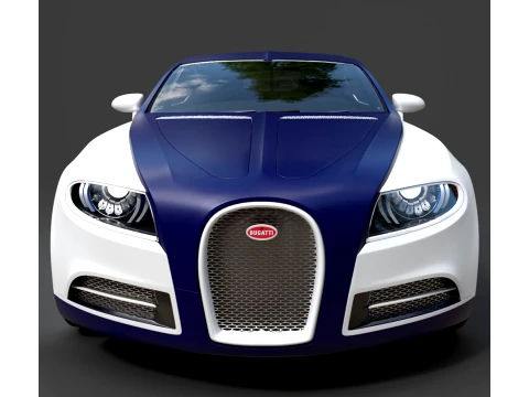 Sport Cars - Bugatti Galibier - High-Poly 3D Model