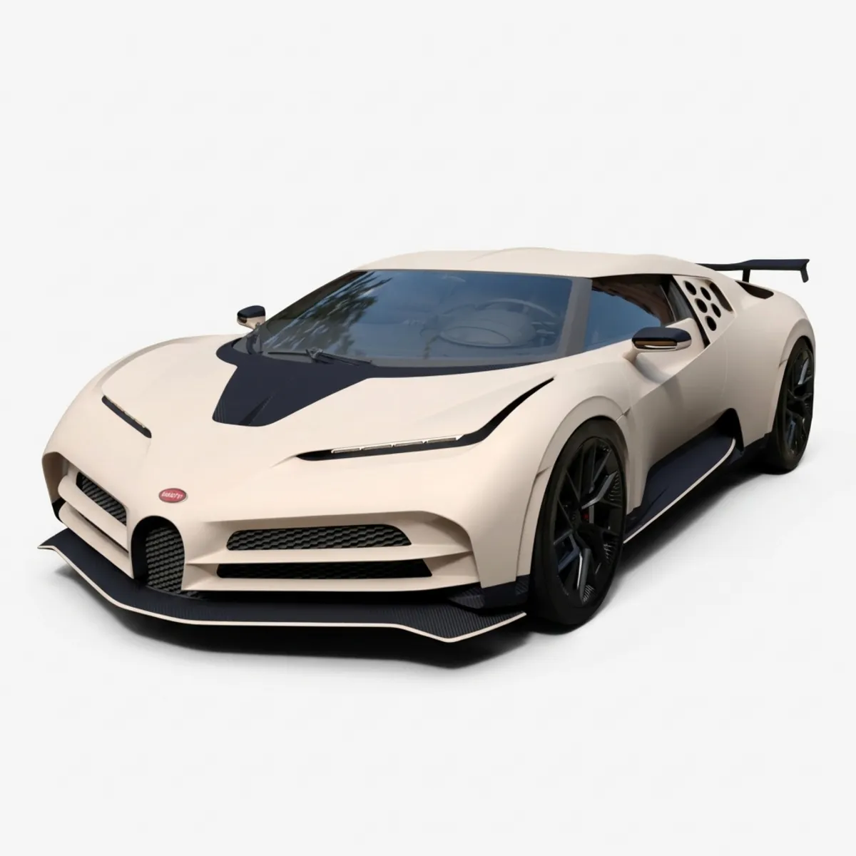 Bugatti EB110 Homage - High-Poly 3D Model .c4d .max .obj .3ds .fbx .stl .blend 