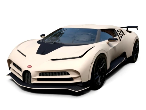Bugatti EB110 Homage - High-Poly 3D Model