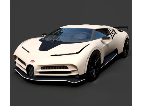Bugatti EB110 Homage - High-Poly 3D Model