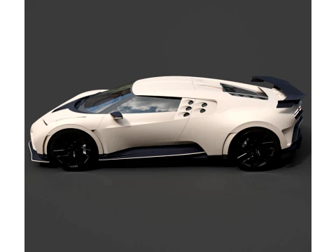 Bugatti EB110 Homage - High-Poly 3D Model