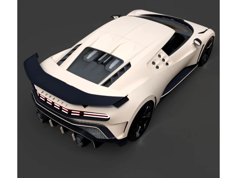 Bugatti EB110 Homage - High-Poly 3D Model