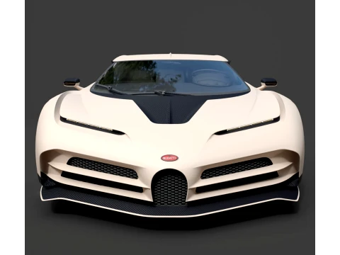 Bugatti EB110 Homage - High-Poly 3D Model
