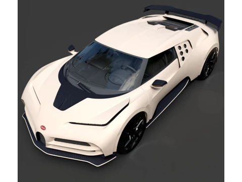 Bugatti EB110 Homage - High-Poly 3D Model