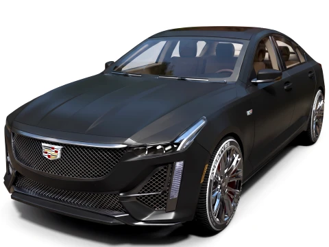 Cadillac CT5-V - High-Poly 3D मॉडल