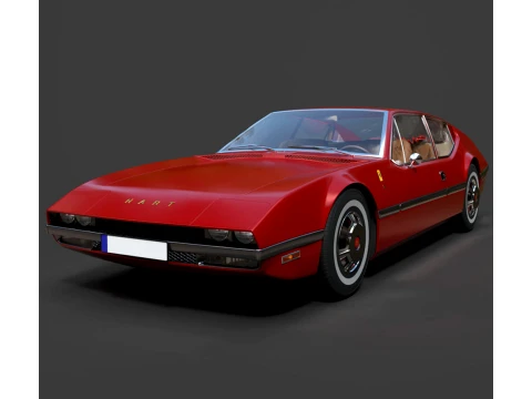 Sport Cars - Cadillac NART - High-Poly 3D Model