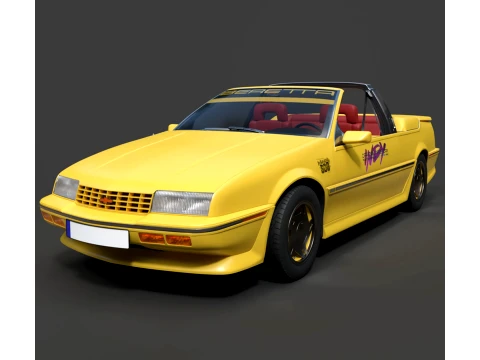 Sport Cars - Chevrolet Beretta - High-Poly 3D Model
