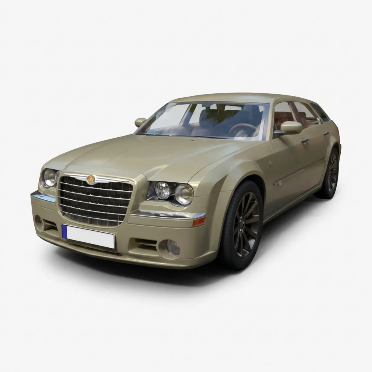 Wagons - Chrysler 300C Touring - High-Poly 3D Model .c4d .max .obj .3ds .fbx .stl .blend 