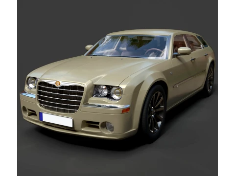 Wagons - Chrysler 300C Touring - High-Poly 3D Model