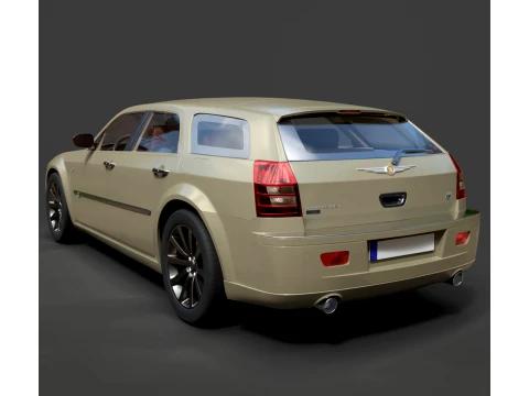 Wagons - Chrysler 300C Touring - High-Poly 3D Model